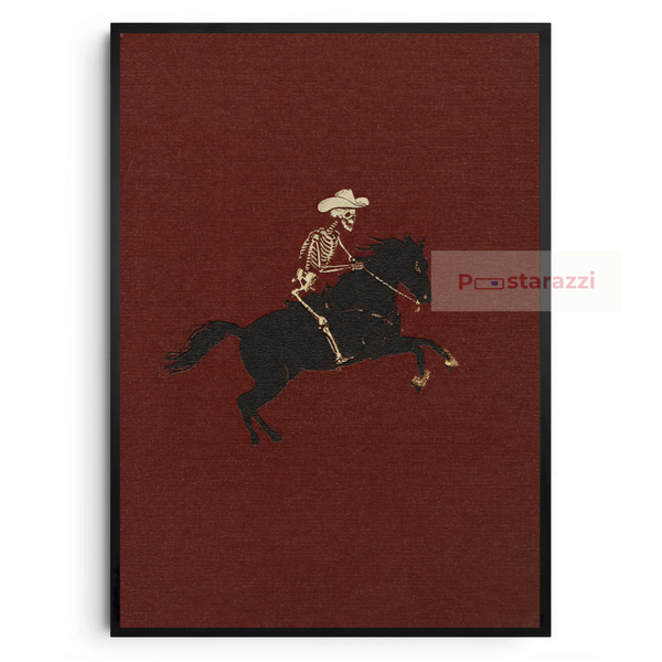 Tranh Skeleton Cowboy