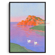 A Quiet Cove at Dusk