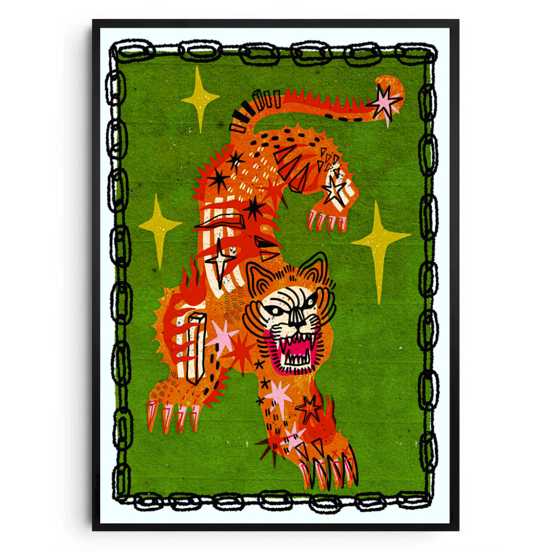 Tiger in Green