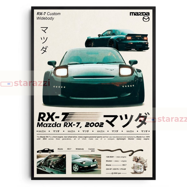 Tranh Mazda RX-7