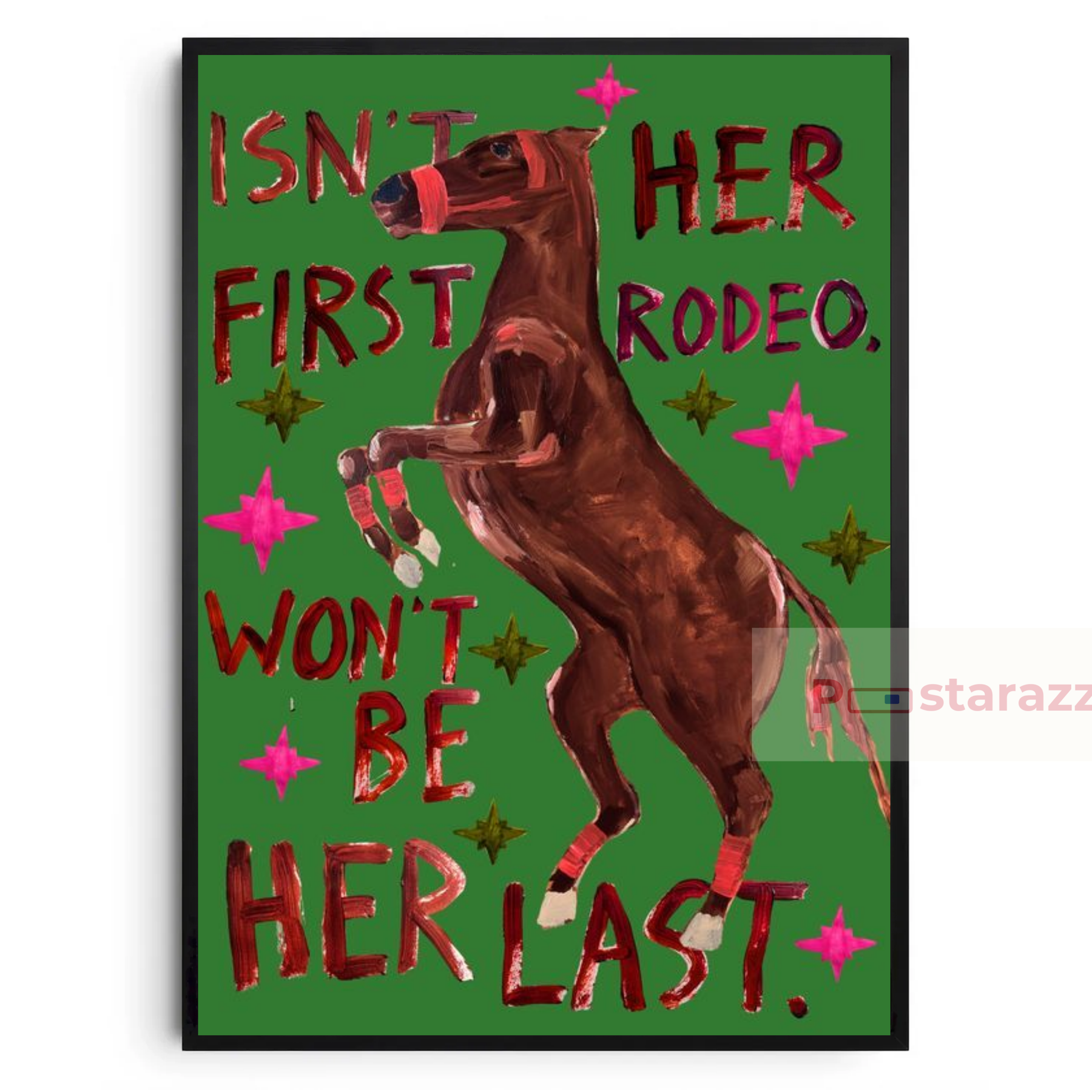 Isn't her first rodeo won't be her last.