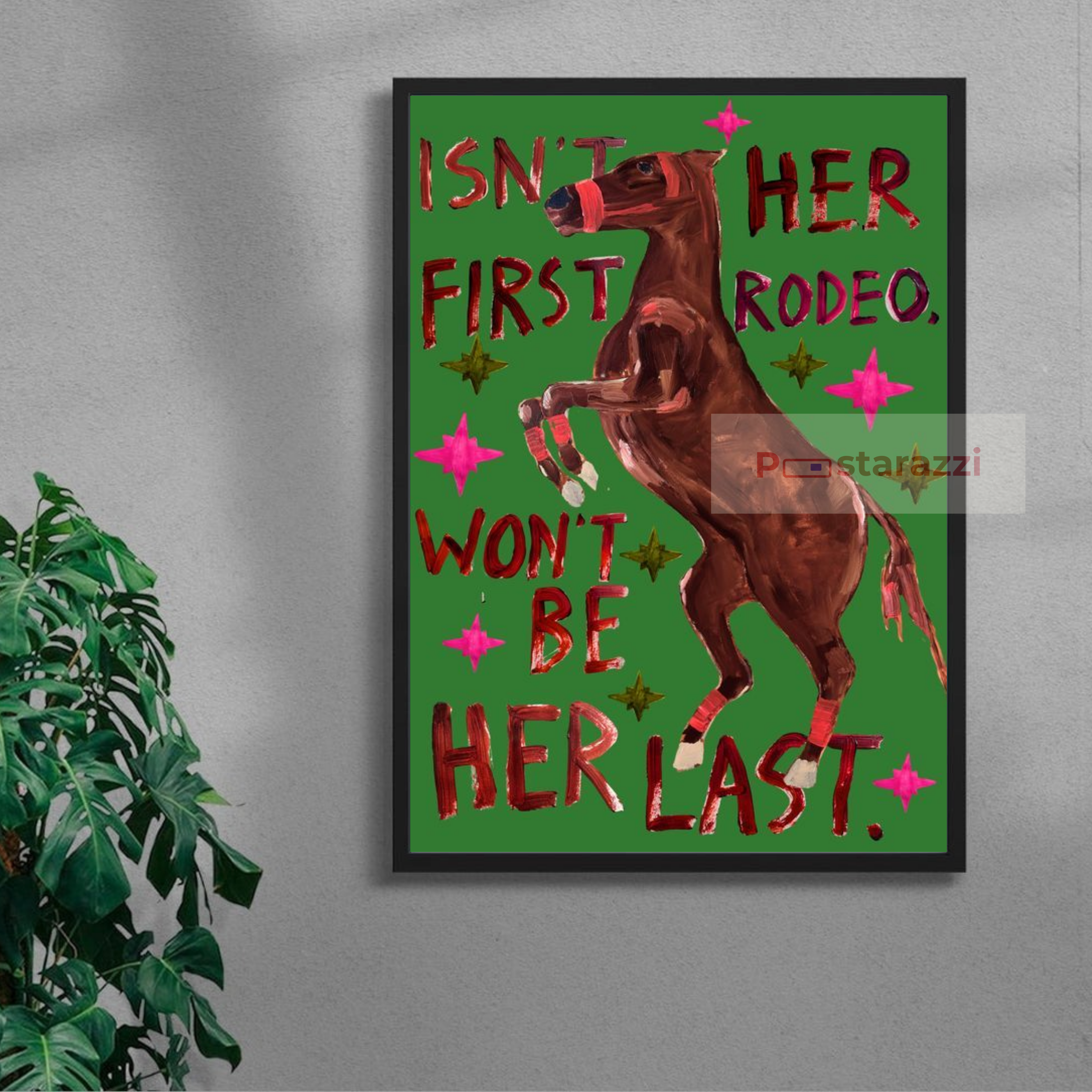 Isn't her first rodeo won't be her last.