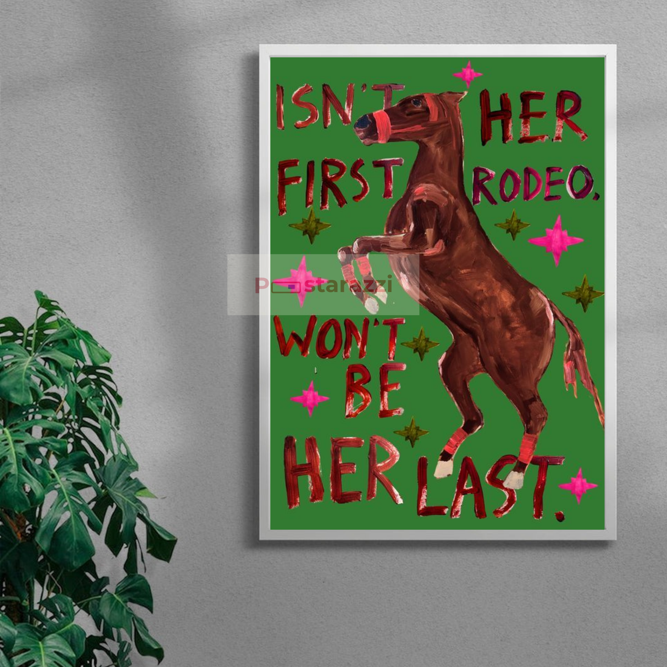 Isn't her first rodeo won't be her last.
