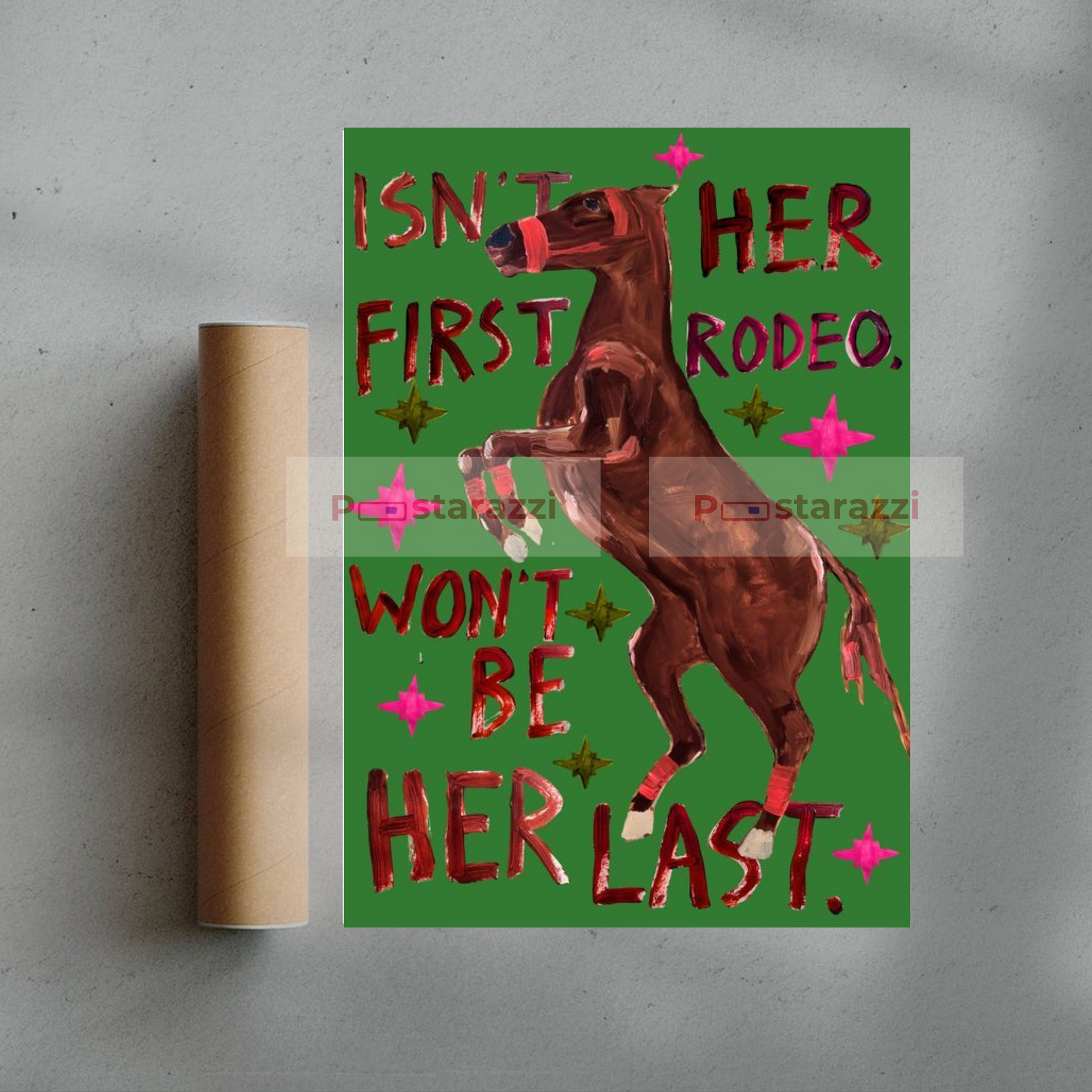 Isn't her first rodeo won't be her last.