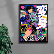 Neon Tokyo — black frame