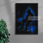 Blue Silence — black frame