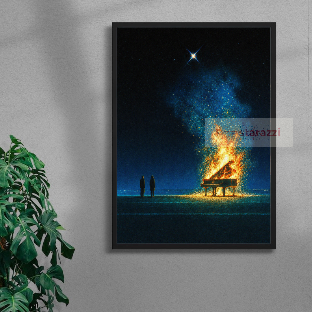 Burning Notes — black frame