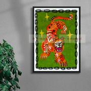 Tiger in Green