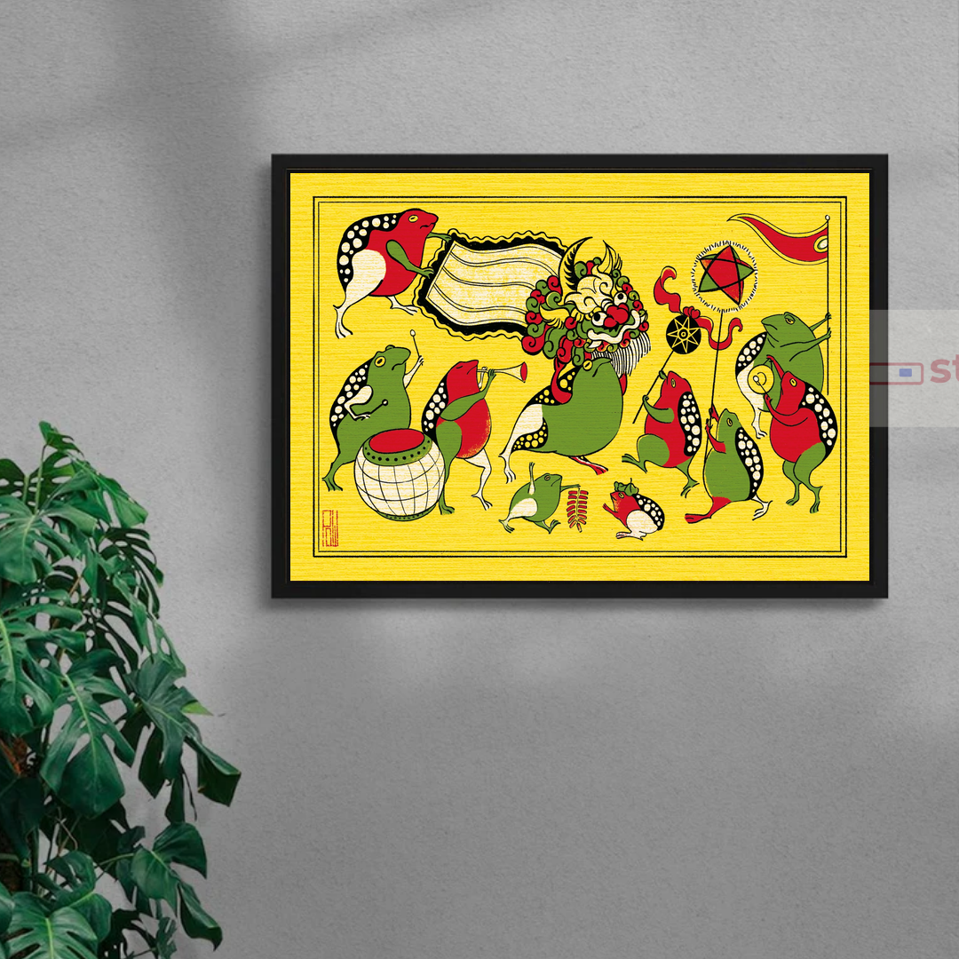 Frog Festival — black frame