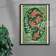 Linocut Fish