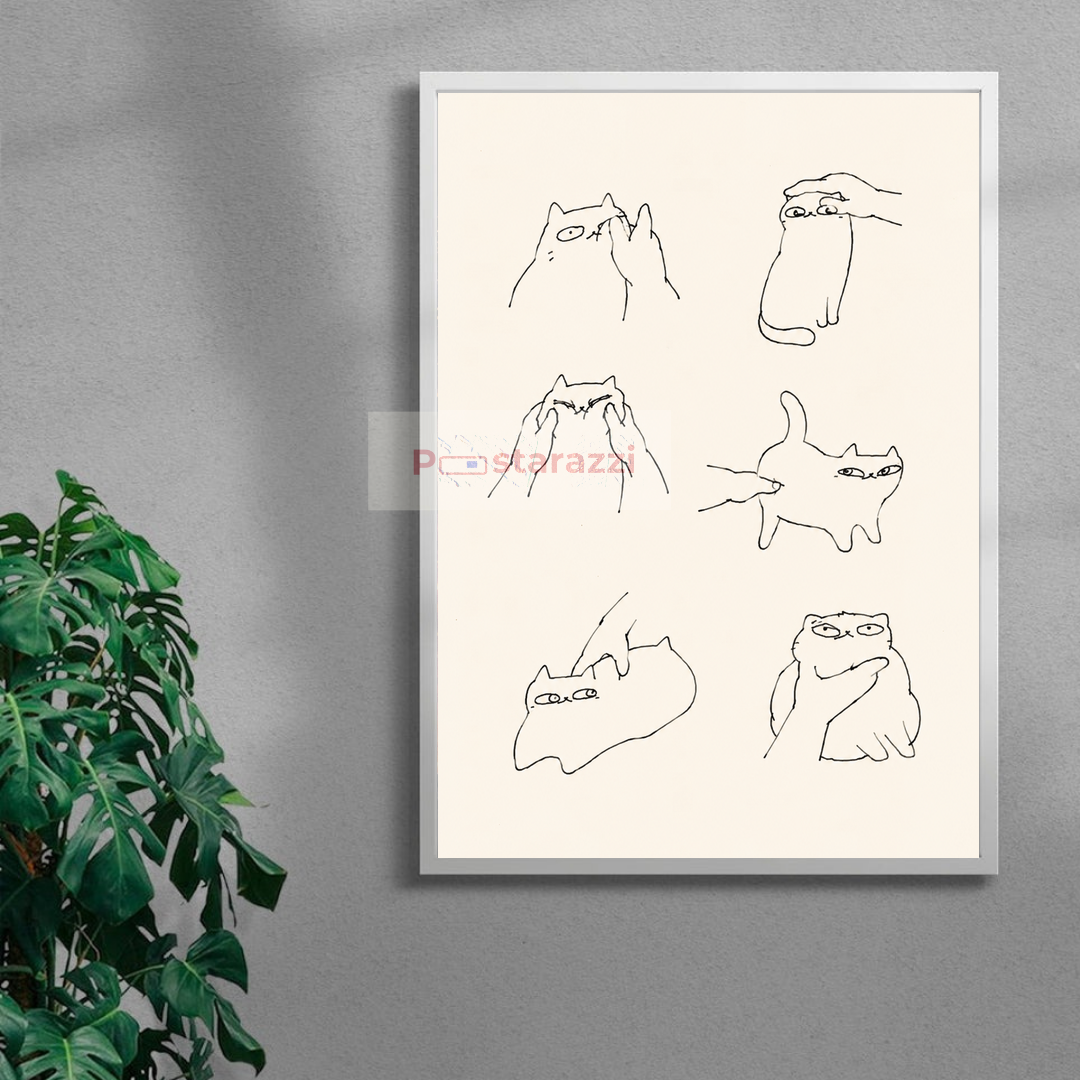 Cat Signals — white frame
