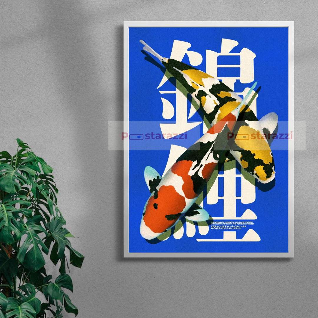 Blue Fortune Koi