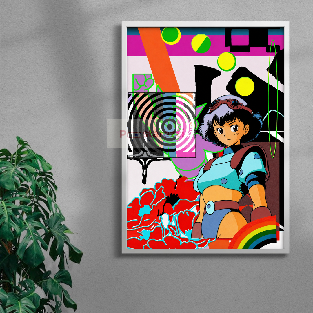 Neon Pop — white frame