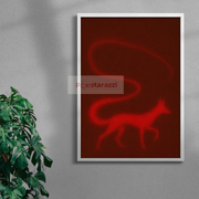 Red Horse — white frame