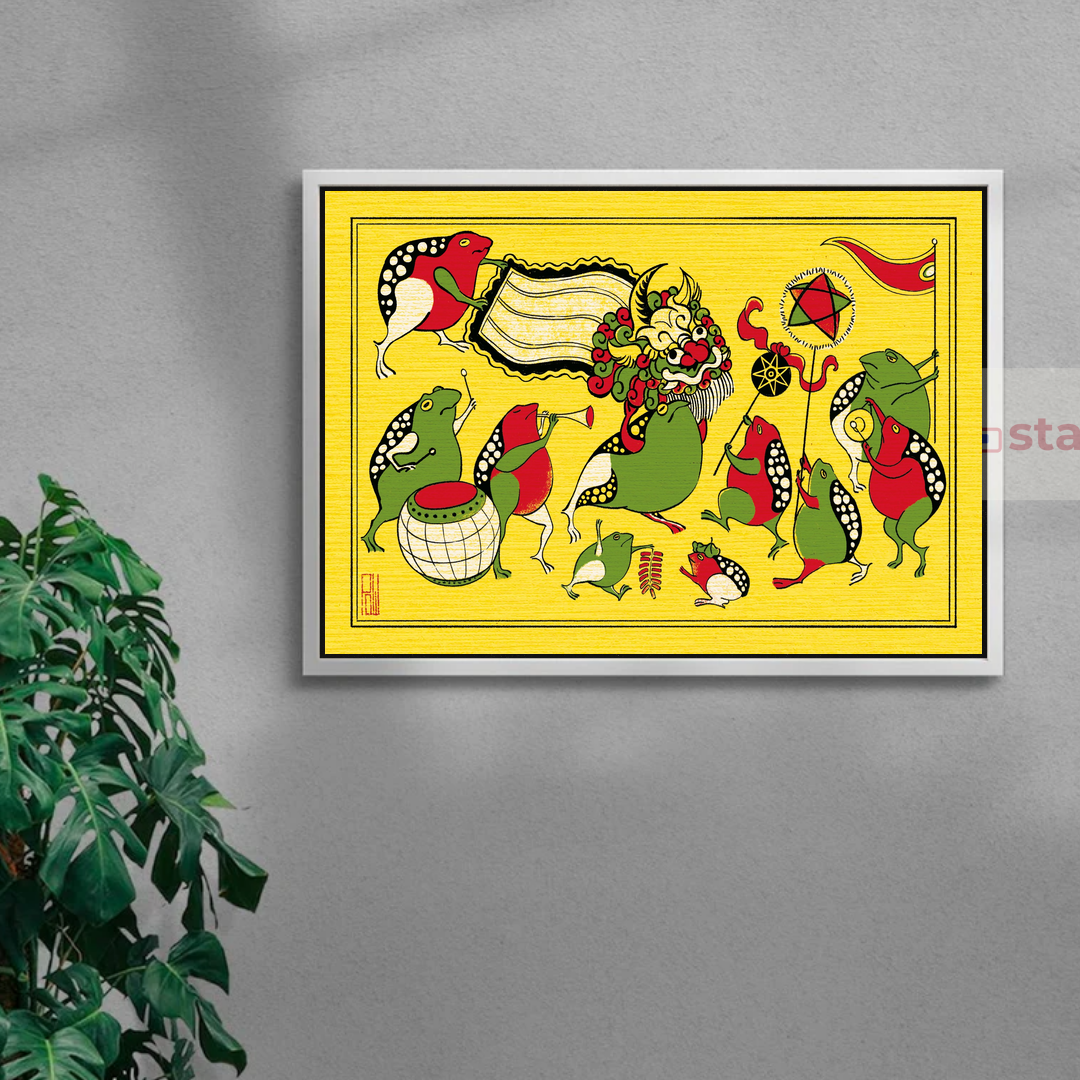 Frog Festival — white frame