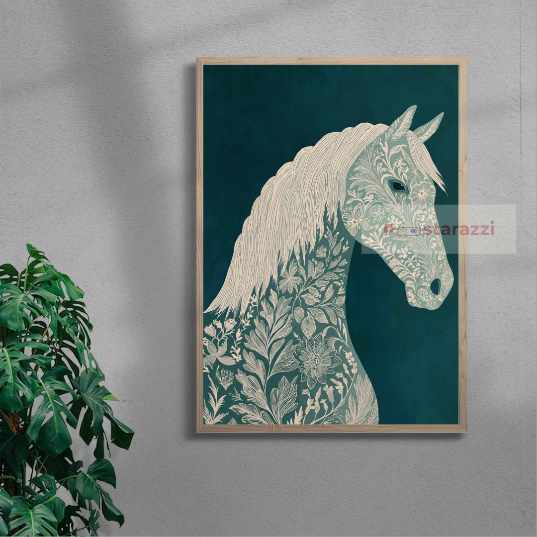 Floral Horse