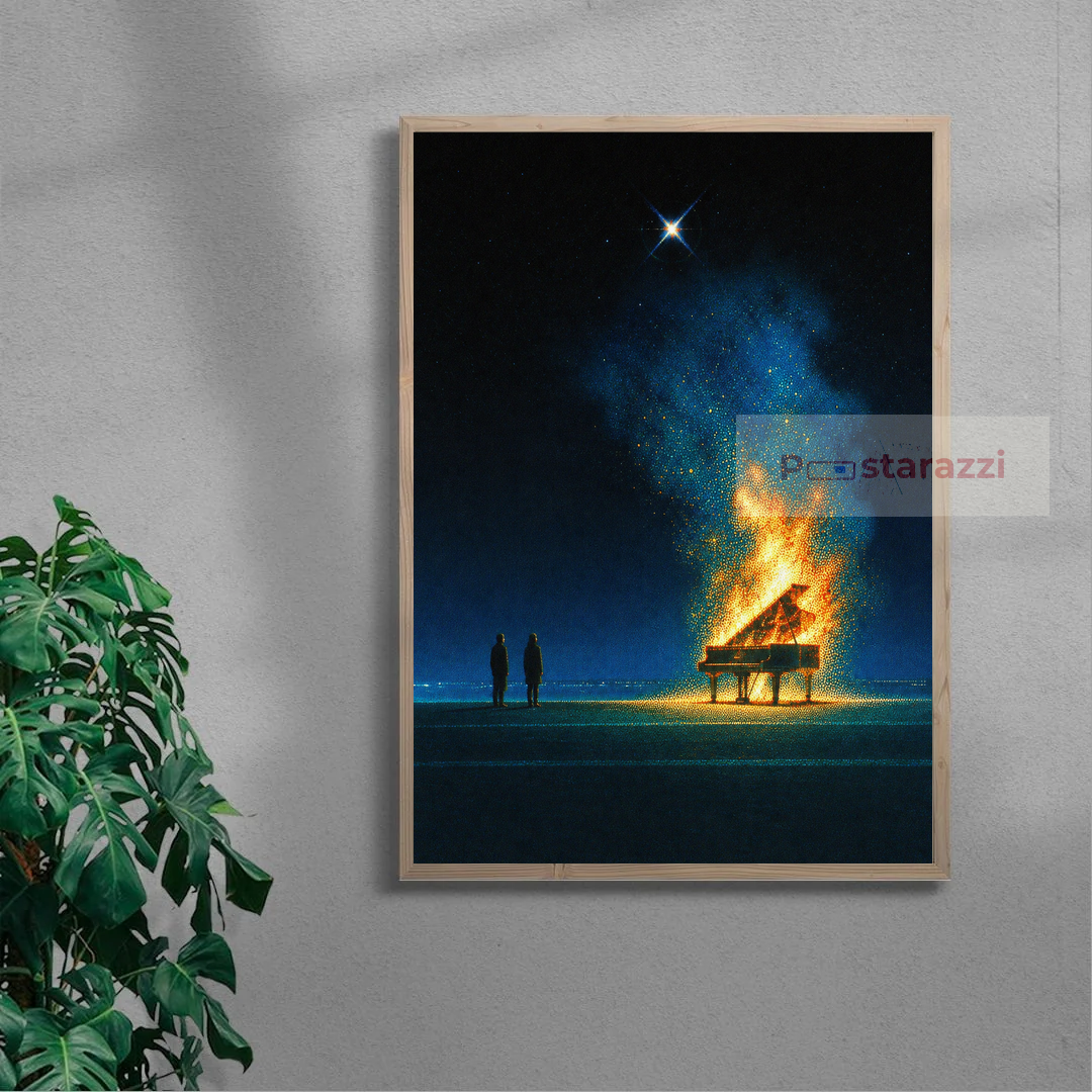 Burning Notes — oak frame