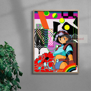 Neon Pop — oak frame