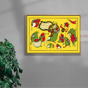 Frog Festival — oak frame