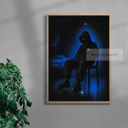 Blue Silence — oak frame