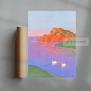 A Quiet Cove at Dusk