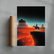 Red Horizon Rider — print