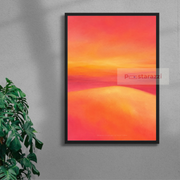 Abstract Landscape in Vivid Colors