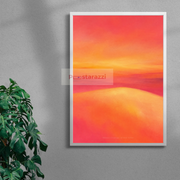 Abstract Landscape in Vivid Colors