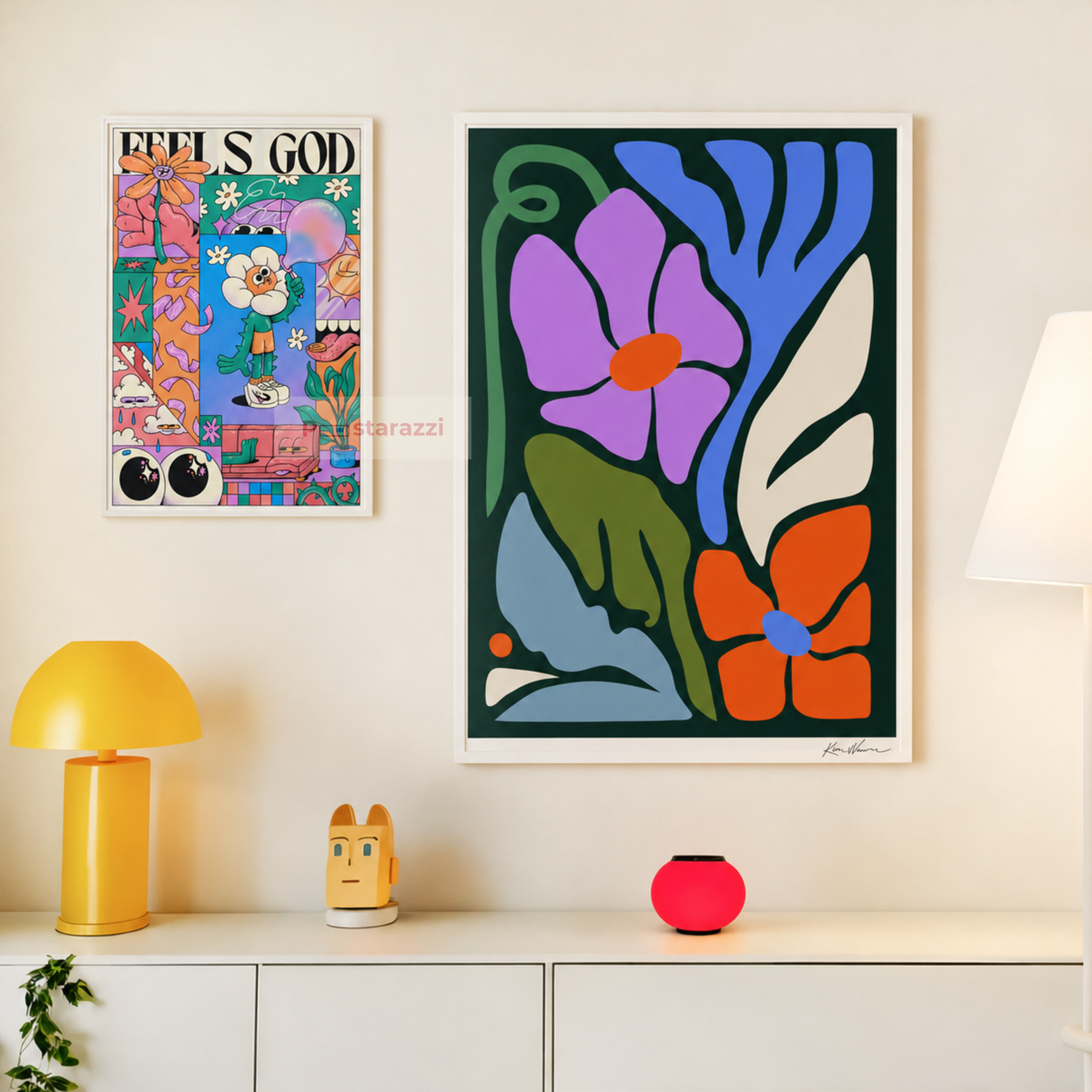 Happy Bloom Wall