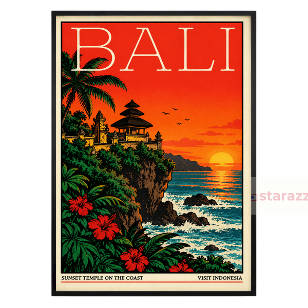 Tranh Bali Afterglow