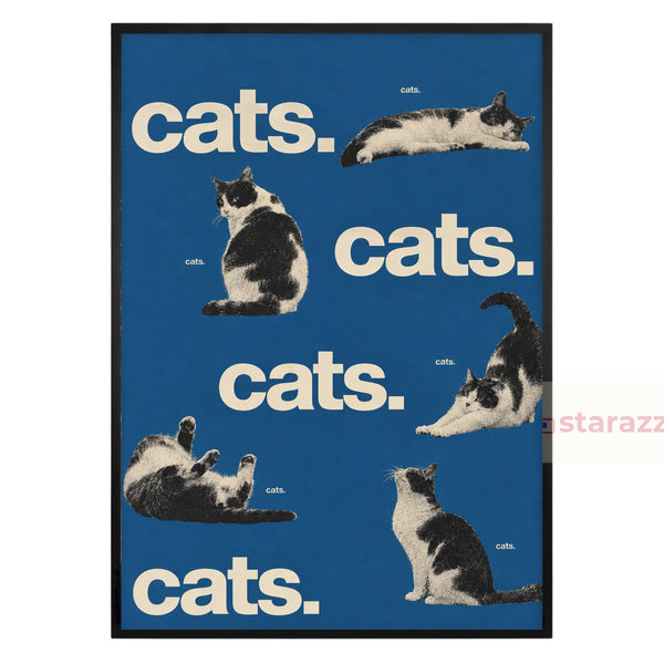 Tranh Blue Cats
