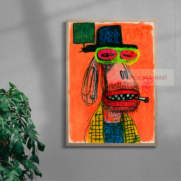 Breathing Bad — oak frame