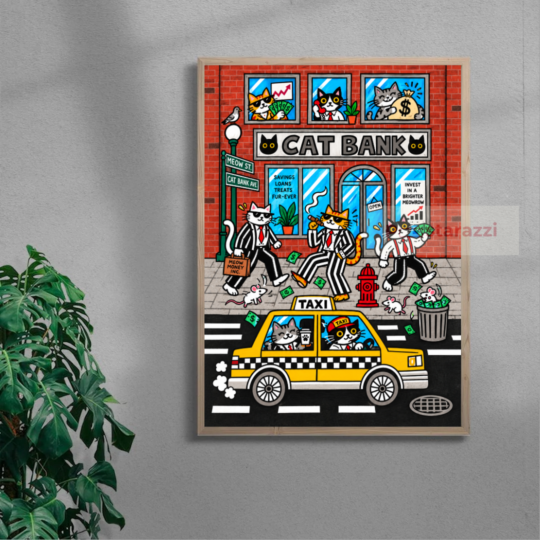 Cat Bank — oak-frame