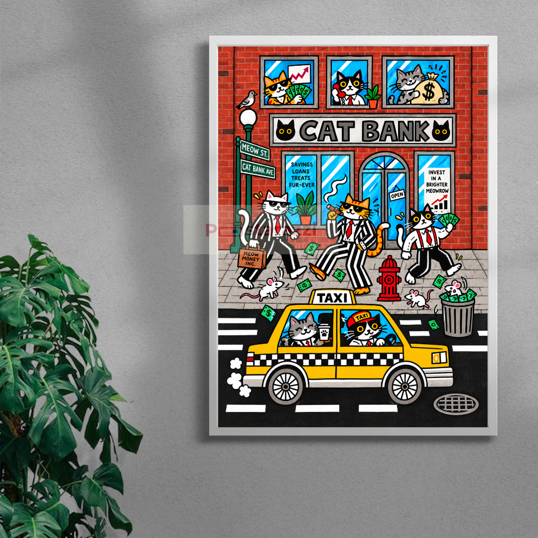 Cat Bank — white-frame