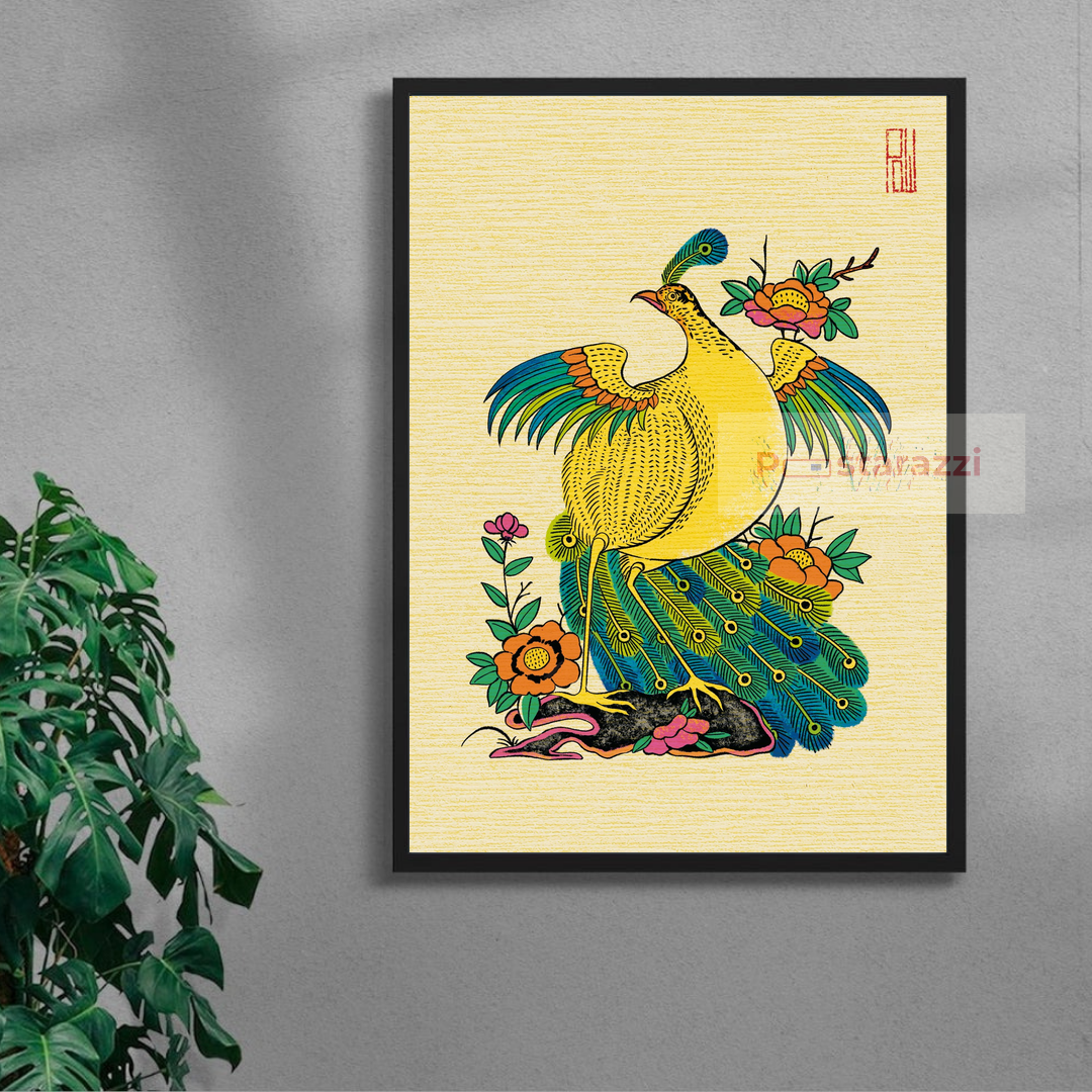 Peacock in Bloom — mockup 2