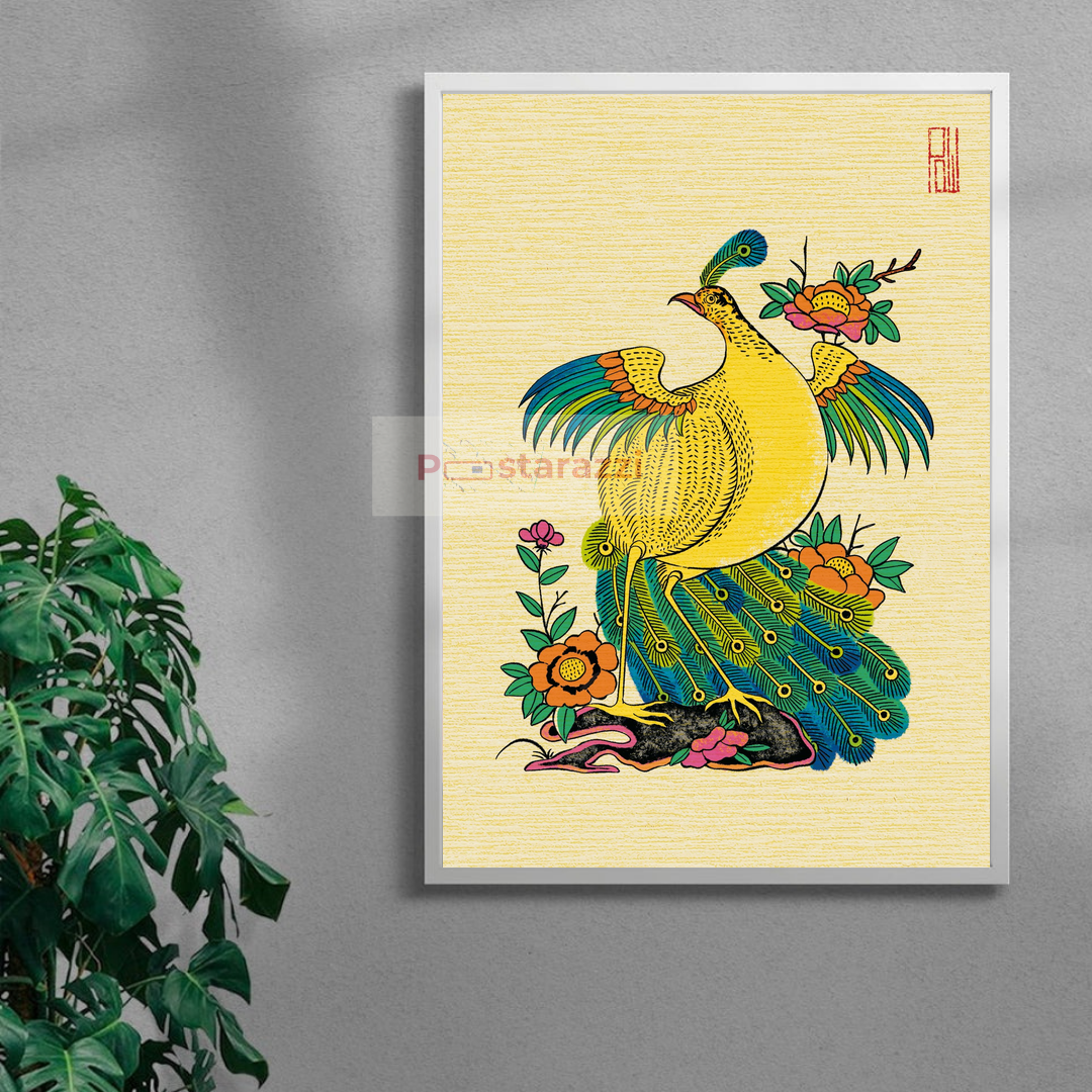 Peacock in Bloom — mockup 3