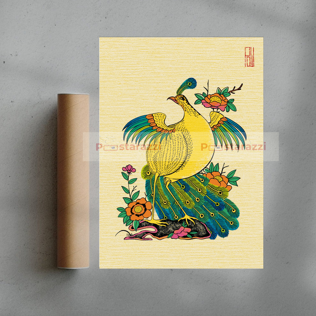 Peacock in Bloom — mockup 5