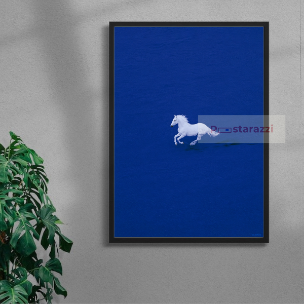 Deep Blue Run — black frame