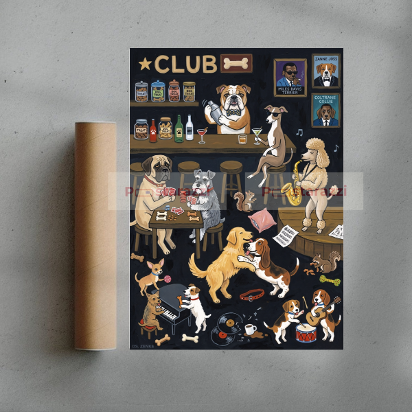 Dog Club — print