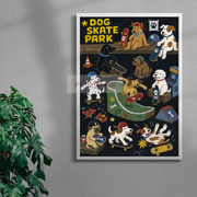Dog Skate Park - khung trắng