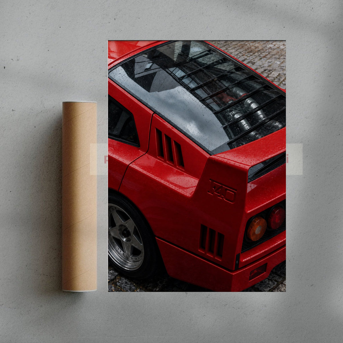 F40 After Rain — print