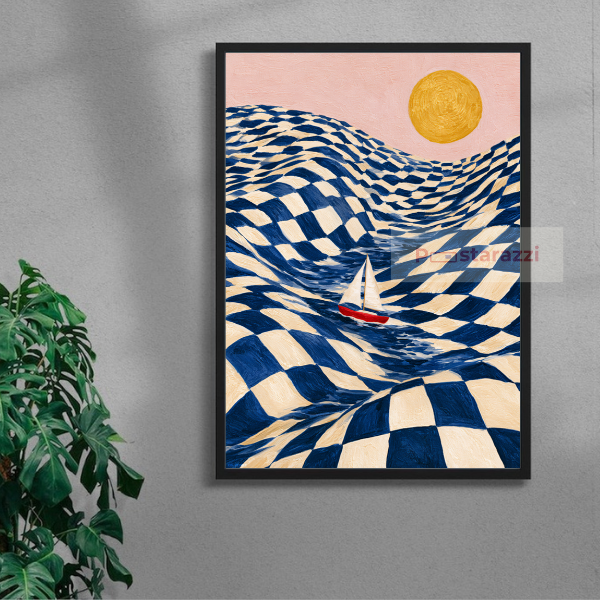 Floor Sea — black frame