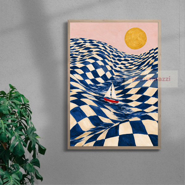 Floor Sea — oak frame