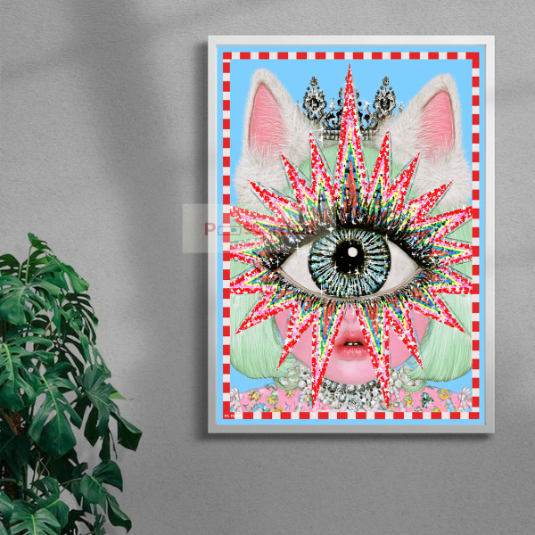 Kaleidoscope — white frame