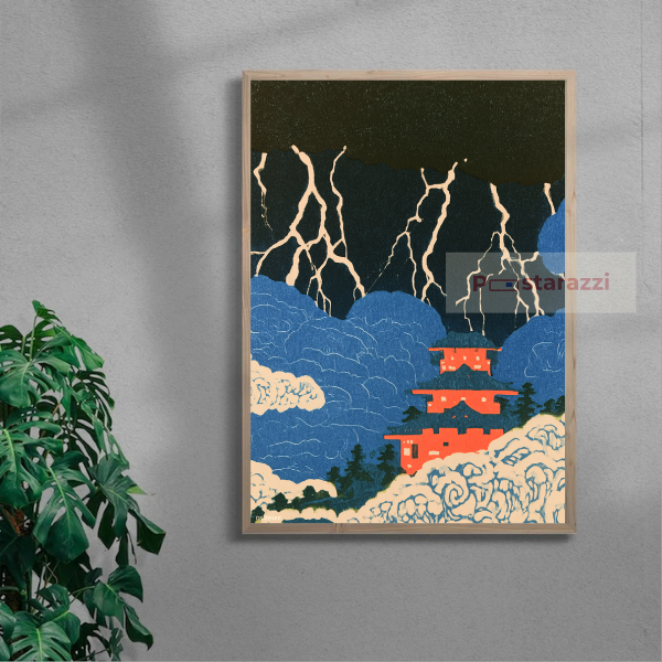 Lightning — oak frame
