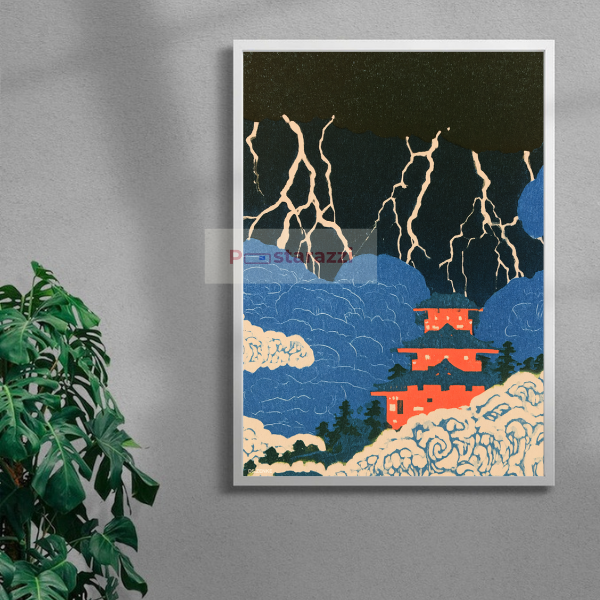 Lightning — white frame