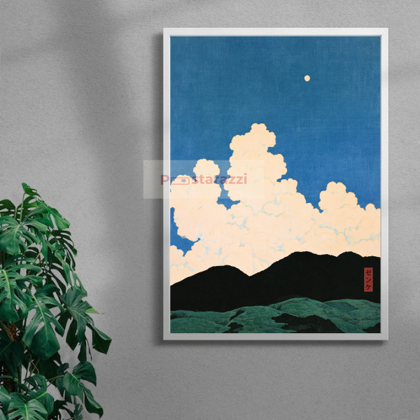 Lost in the Deep Blue — white frame