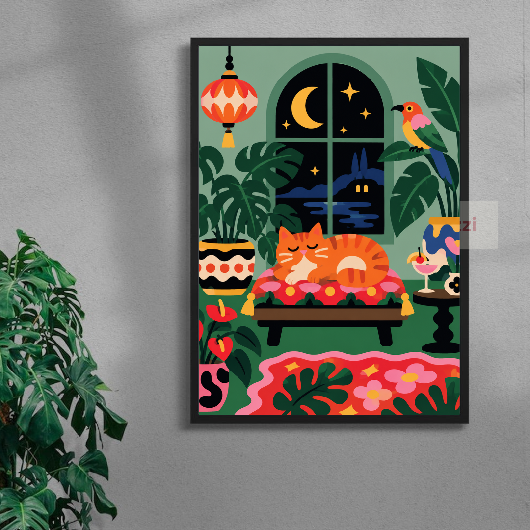 Moonlit Purr — mockup Postarazzi, trang 2 trên 5