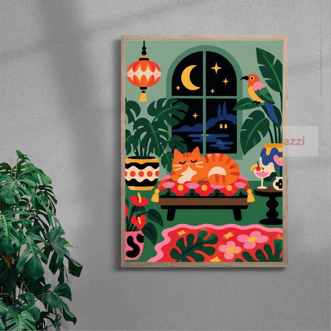 Moonlit Purr — mockup Postarazzi, trang 4 trên 5