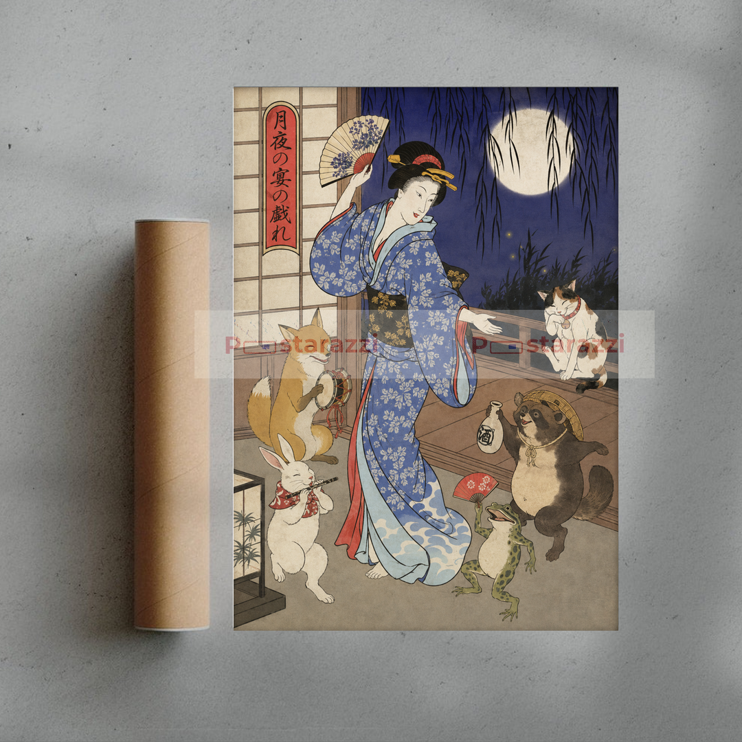 Moonlit Yokai Revelry – mockup 5